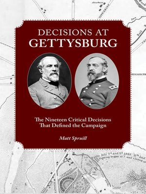 cover image of Decisions at Gettysburg